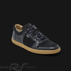 Sneaker Sport Fahrschuh 24h Le Mans Schwarz Leder - Herren