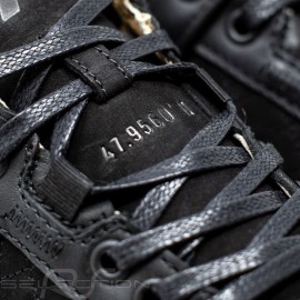 Sneaker Sport Fahrschuh 24h Le Mans Schwarz Leder - Herren