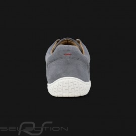 Driving shoes Sport sneaker Grey Suede Leather - men