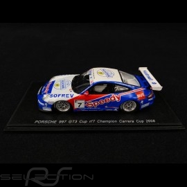 Porsche 911 GT3 Cup type 997 n° 7 Champion Carrera Cup 2008 1/43 Spark MX014