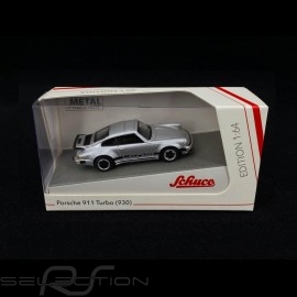 Porsche 911 Turbo type 930 silber metallic 1/64 Schuco 452022400