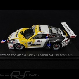 Porsche 911 GT3 type 991 Carrera Cup 2014 N° 911 1/43 Spark SF083