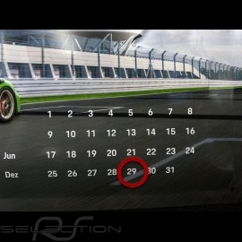 Porsche Kalender 911 GT3 RS Perpetual Metall zum Aufstellen / Aufhängen WAXL5000050
