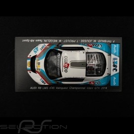 Audi R8 LMS Winner VdeV GTV 2014 n° 45 AB-Sport 1/43 Spark SP102