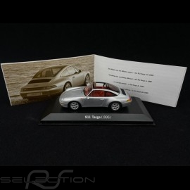 Porsche 911 Targa type 993 1995 silver 1/43 Minichamps WAP020SET06