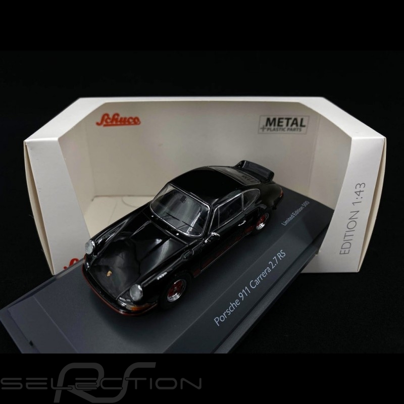 Porsche 911 2.7 Carrera RS 1973 black / red stripes 1/43 Schuco