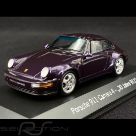 Porsche 911 typ 964 Carrera 4 " 30 Jahre Porsche 911 " 1993 viola 1/43 Spark MAP02051120