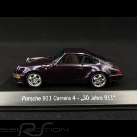 Porsche 911 type 964 Carrera 4 " 30 Years Porsche 911 " 1993 viola 1/43 Spark MAP02051120