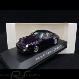 Porsche 911 typ 964 Carrera 4 " 30 Jahre Porsche 911 " 1993 viola 1/43 Spark MAP02051120