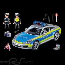 Porsche 911 Carrera 4S typ 991 Polizei mit Figuren Playmobil WAP0401110MPMP