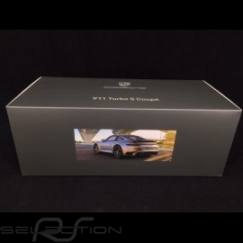 Porsche 911 Turbo S type 992 GT Silber Grau Metallic 2020 1/18 Minichamps WAP02117A0L001