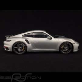 Porsche 911 Turbo S type 992 GT Silber Grau Metallic 2020 1/18 Minichamps WAP02117A0L001