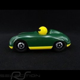 Vintage Spyder Hölzerner Rennwagen für Kinder Grün Schuco 450987500