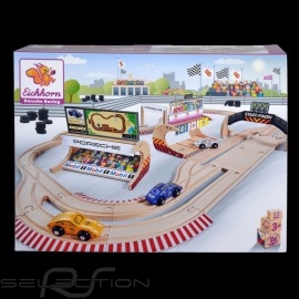 Porsche Racing 600 cm wooden track with 3 cars and accessories Eichhorn 109475855