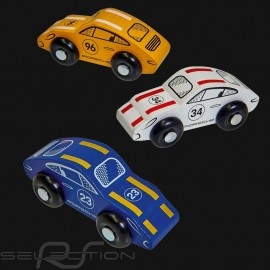 Porsche Racing 600 cm Rennstrecke aus Holz mit 3 Autos und Zubehör Eichhorn 109475855