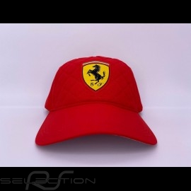 Ferrari cap quilted red