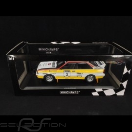 Audi Quattro A2 Audi Sport n° 3 Sieger Sanyo Rallye New Zealand 1984 1/18 Minichamps 155841103