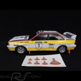 Audi Quattro A2 Audi Sport n° 3 Sieger Sanyo Rallye New Zealand 1984 1/18 Minichamps 155841103