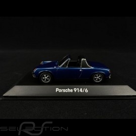 Porsche 914 /6 1973 Ocean blue metallic 1/43 SPARK MAP02005918