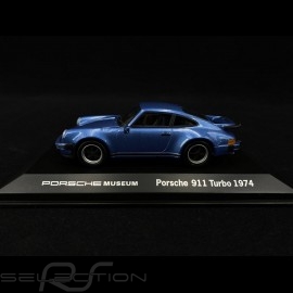 Porsche 911 Turbo 3.0 " 40 jahre Turbo " blau 1/43 Welly MAP01993014