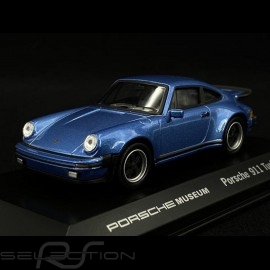 Porsche 911 Turbo 3.0 " 40 jahre Turbo " blau 1/43 Welly MAP01993014