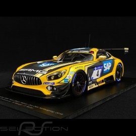 Mercedes Benz AMG GT3 Black Falcon n° 4 24H Nürburgring 2018 1/18 Spark 18SG028