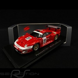 Porsche 911 GT1 typ 993 n° 27 Platz 8 Le Mans 1997 1/43 Spark S5604