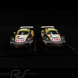 Duo Posche 911 GT3 R typ 991 n° 98 & n° 99 FIA GT World Cup Macau 2019 1/43 Spark SA210 SA211