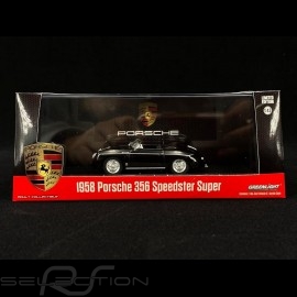Porsche 356 Speedster Super 1958 black 1/43 Greenlight 86539