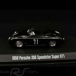 Porsche 356 Speedster Super 1958 n° 71 black 1/43 Greenlight 86538