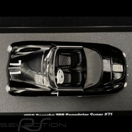 Porsche 356 Speedster Super 1958 n° 71 black 1/43 Greenlight 86538