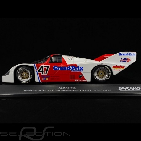 Porsche 956K n° 47 Swap Shop Brands Hatch 1000Km 1983 1/18