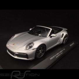Porsche 911 Turbo S Cabriolet type 992 GT Silber 2020 1/18 Minichamps 155069082