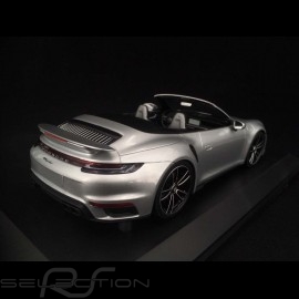 Porsche 911 Turbo S Cabriolet type 992 GT Silber 2020 1/18 Minichamps 155069082