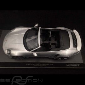 Porsche 911 Turbo S Cabriolet type 992 GT Silber 2020 1/18 Minichamps 155069082