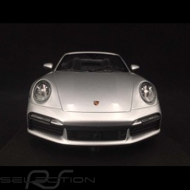 Porsche 911 Turbo S Cabriolet type 992 GT Silber 2020 1/18 Minichamps 155069082