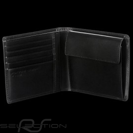 Porsche Design Geldbörse Classic Line 2.1 H10 Kreditkartenhalter 3 Klappen  Schwarze Leder 4090002487