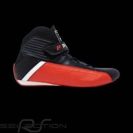 Piloti Pilot shoes Pinnacle FIA Red / Black Leather boot - men