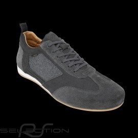 Sneaker Piloti Sport Fahrschuh 24h Le Mans Schiefer grau Leder - Herren