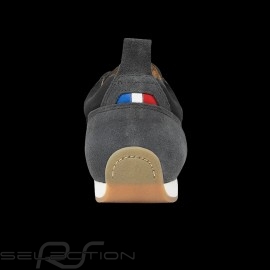 Sneaker Piloti Sport Fahrschuh 24h Le Mans Schiefer grau Leder - Herren