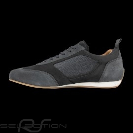 Sneaker Piloti Sport Fahrschuh 24h Le Mans Schiefer grau Leder - Herren