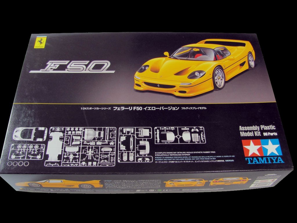 Kit Ferrari F50 Yellow Version 1/24 Tamiya 24297 - Elfershop