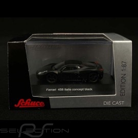 Ferrari 458 Italia Concept 2009 schwarz matt 1/87 Schuco 452623100