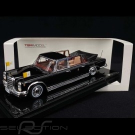 Mercedes Benz 600 Landaulet Papst Paul VI 1965 schwarz 1/43 True Scale TSM124352