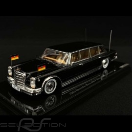 Mercedes Benz 600 Pullman 1963 State Limousine black 1/43 True Scale TSM124353