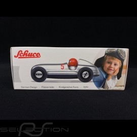 Vintage Rennwagen für Kinder Rot / Silber Holzauto Schuco 450987000