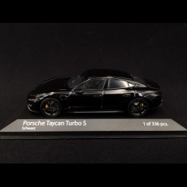 Porsche Taycan Turbo S schwarz 1/43 Minichamps 410068470