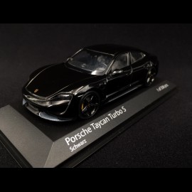Porsche Taycan Turbo S black 1/43 Minichamps 410068470