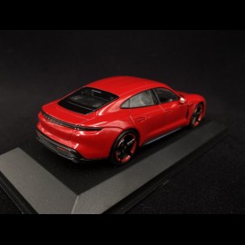 Porsche Taycan Turbo S carmin red 1/43 Minichamps 410068472