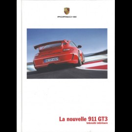 Porsche Broschüre  La nouvelle 911 GT3 Intensité intérieure 12/2008 in Französisch ﻿WSLC0901123730
